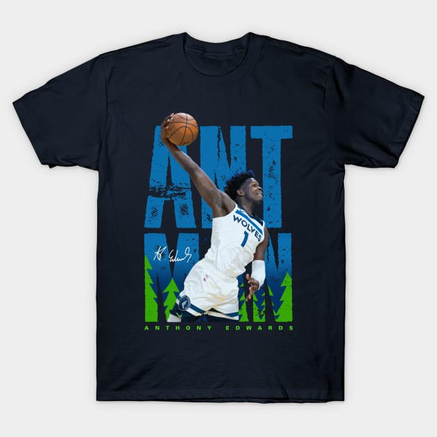 Anthony Edwards T-Shirt by Juantamad